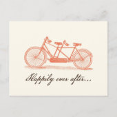 De fiets bouwt voor twee sparen het Briefkaart van (Voorkant)