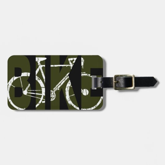 de fiets . fietsen . bagagelabel (Voorkant horizontaal)