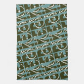 de fiets . fietsen . theedoek (Verticaal)