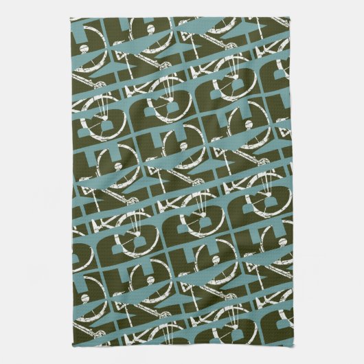 de fiets . fietsen . theedoek (Verticaal)