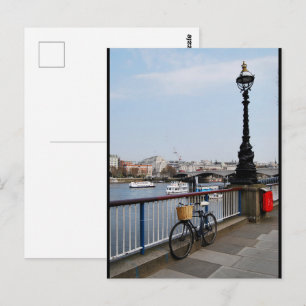De Fiets langs de Theems Briefkaart