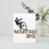 De Fiets van de berg Briefkaart (Staand voorkant)