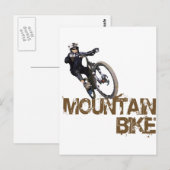 De Fiets van de berg Briefkaart (Voorkant / Achterkant)