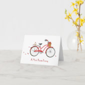 De Fiets van de Kers van Chery Kaart (Gele Bloem)