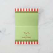 De Fiets van de vakantie Feestdagen Kaart (Binnen)