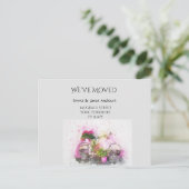 De fiets van de waterverf hebben wij Bewegd Aankon Briefkaart (Staand voorkant)