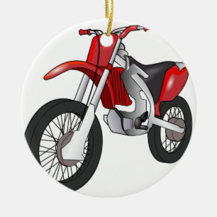 De Fiets van het vuil Keramisch Ornament