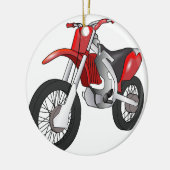 De Fiets van het vuil Keramisch Ornament (Links)