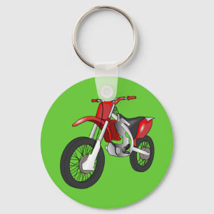 De fiets van het vuil sleutelhanger