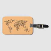 De Fiets Wereld Bagagelabel (Voorkant (horizontaal))