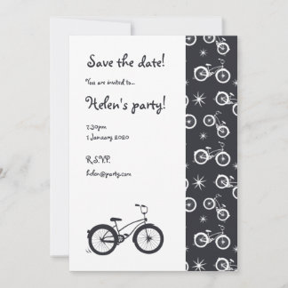 De fietsen bewaren de Datum Save The Date