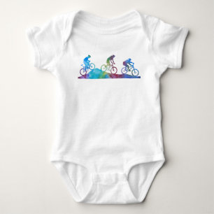 De fietsen zijn onesy romper