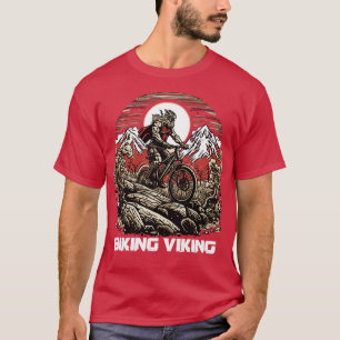De fietser houdt van mountainbiken t-shirt