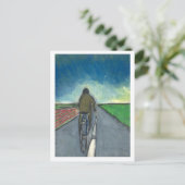 De fietser/Vlaamse fietser Briefkaart (Staand voorkant)