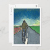 De fietser/Vlaamse fietser Briefkaart (Voorkant / Achterkant)