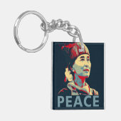 DE FIGHTER-Aung San Suu Kyi Persoonlijke Sleutelha Sleutelhanger (Voorkant Links)