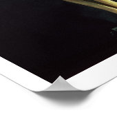 de figuur van het Cycladische vrouw op het eiland  Poster (Hoek)