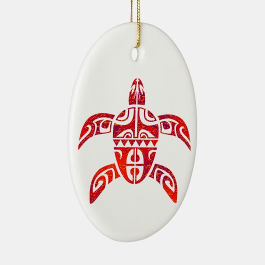 DE FIJIAANSE TURTLE KERAMISCH ORNAMENT (Rechts)