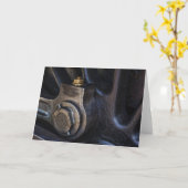 De fijne kaart van kunstgroeten (Gele Bloem)