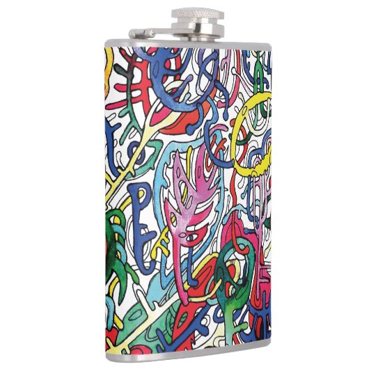 De fijne kneepjes. heupfles (Rechts)