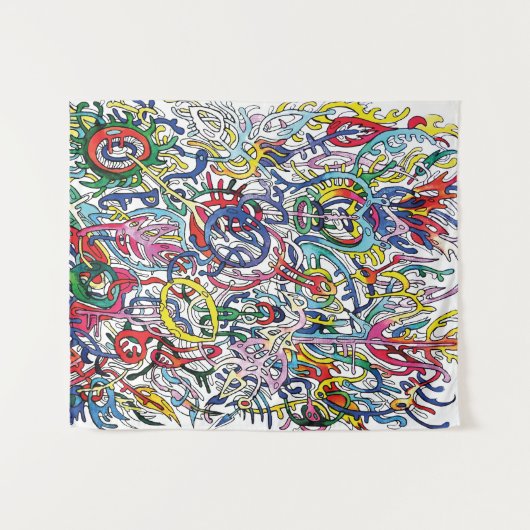 De fijne kneepjes. wandkleed (Voorkant (horizontaal))