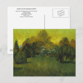 De fijne kunst van de dichter Garden Van Gogh Briefkaart (Voorkant / Achterkant)