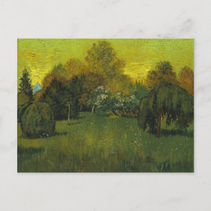 De fijne kunst van de dichter Garden Van Gogh Briefkaart
