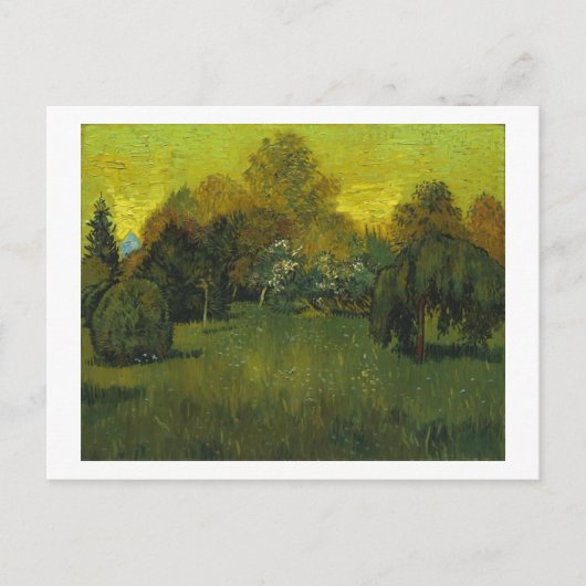 De fijne kunst van de dichter Garden Van Gogh Briefkaart (Voorkant)