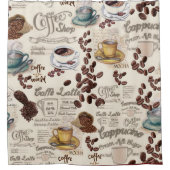 De Fika Swedish Coffee Douchegordijn (Voorkant)