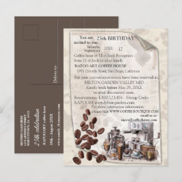 De Fika Swedish Coffee Morning Tradition Aankondigingskaart