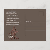 De Fika Swedish Coffee Morning Tradition Aankondigingskaart (Achterkant)