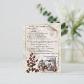 De Fika Swedish Coffee Morning Tradition Aankondigingskaart (Staand voorkant)