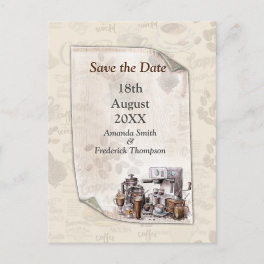 De Fika Swedish Coffee Morning Tradition Aankondigingskaart (Voorkant)