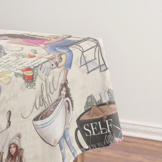 De Fika Swedish Coffee shop Tablecloth Tafelkleed (Voorbeeld)