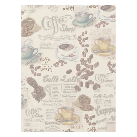 De Fika Swedish Coffee Tafelkleed (Voorkant)