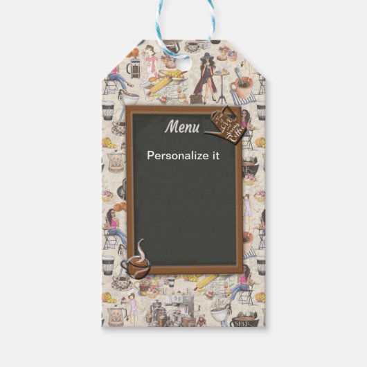 De Fika Zweedse koffiebar  Cadeaulabel (Voorkant)