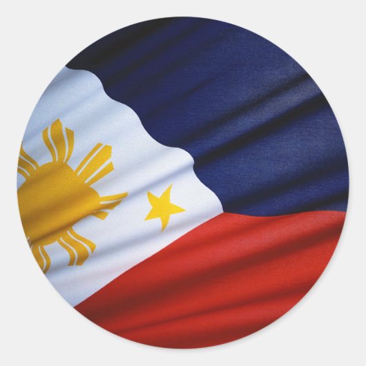 De filipijnen ronde sticker (Voorkant)