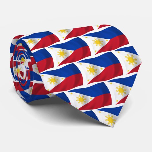 De Filipijnse Vlag Das (Opgerold)