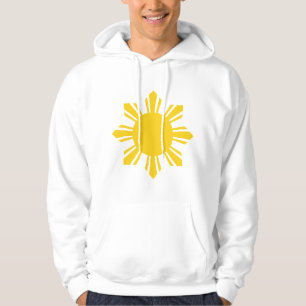 de Filipijnse zon op de Filipijnen Hoodie