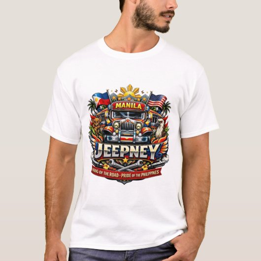 DE FILIPPIJNSE JEEPNEY T-SHIRT (Voorkant)