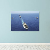 De Filippijnse marine Canvas Afdruk (Insitu (Houten vloer))