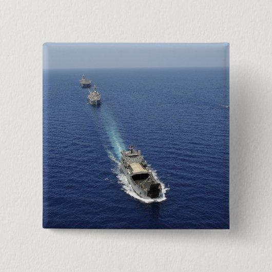 De Filippijnse marine Vierkante Button 5,1 Cm (Voorkant)