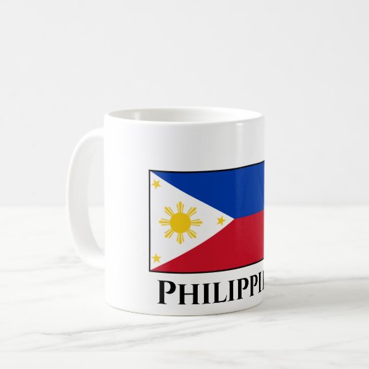 De Filippijnse vlag Koffiemok (Voorkant links)