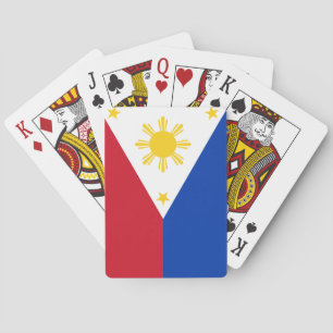 De Filippijnse vlag Pokerkaarten