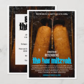 De film Bar Mitzvah slaat de datum op Save The Date (Voorkant / Achterkant)