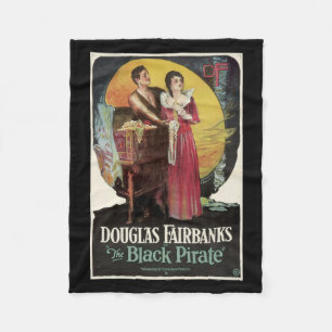 De  filmbanket Black Pirate Fleece Deken