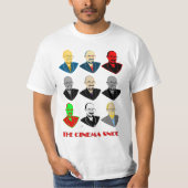 De filmsnob-gezichten - T-Shirt (Voorkant)