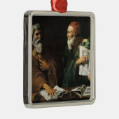 De filosofen metalen ornament (Rechts)