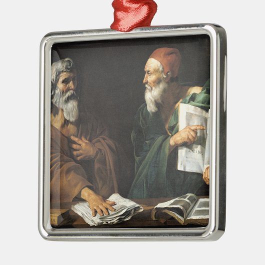 De filosofen metalen ornament (Links)