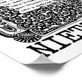 de filosofie van Nietzsche over schapen en MADHOUS Poster (Hoek)